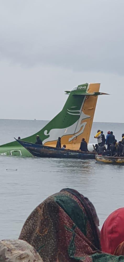 A plane has crashed into Lake Victoria in Bukoba in Tanzania's Kagera region. Rescue efforts are underway. The plane belongs to Precision Air